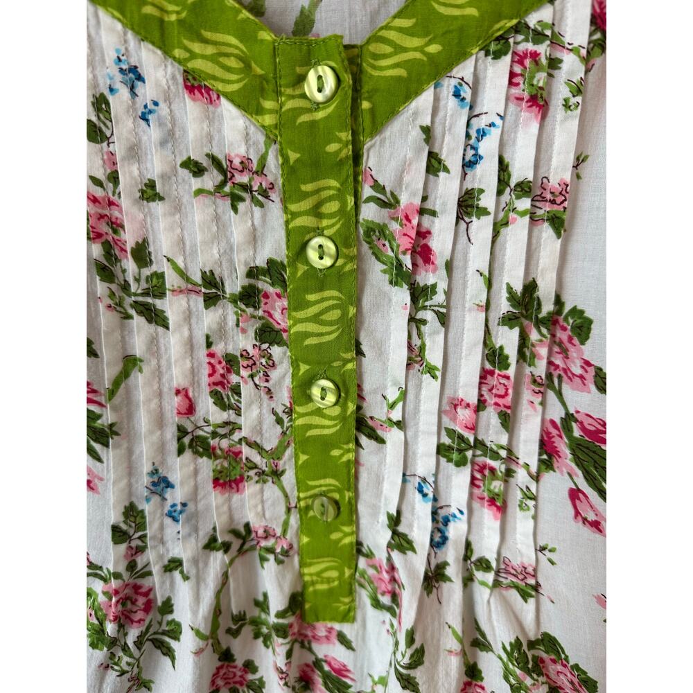 La Cera Womens Cottagecore Tank Floral Print Size small - Picture 2 of 7